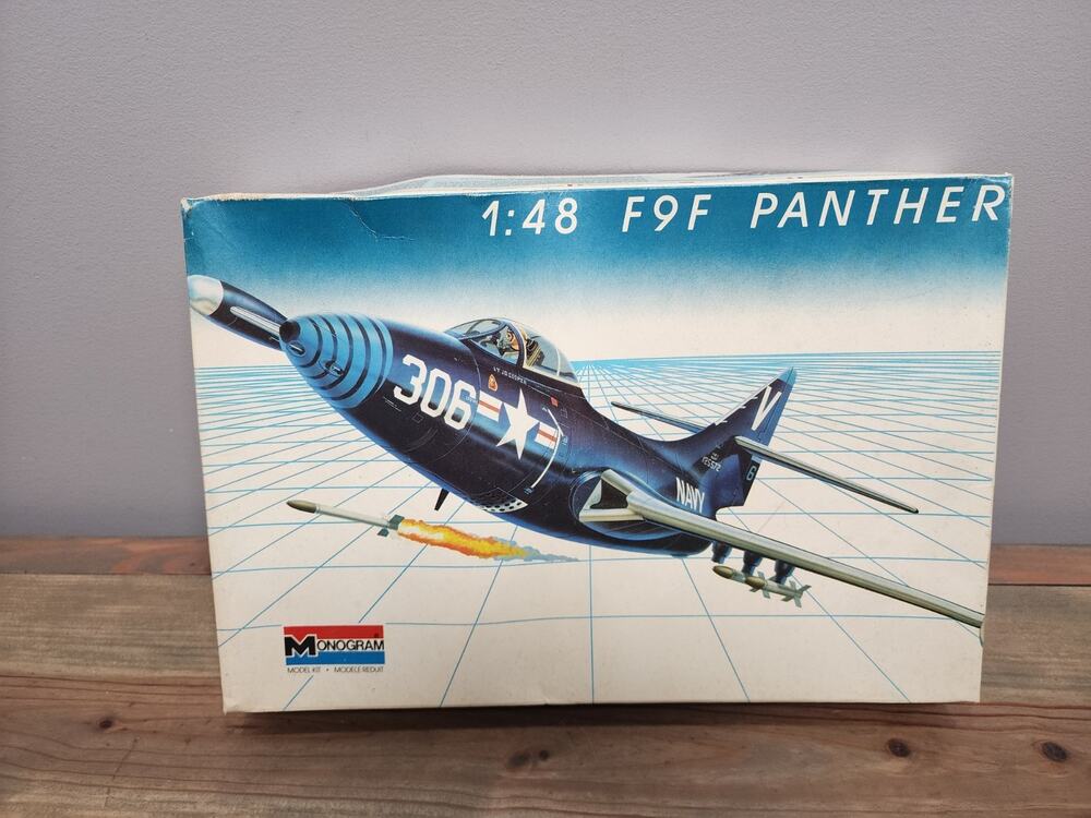 Monogram F9F Panther 1/48 Scale Model Kit No. 5456